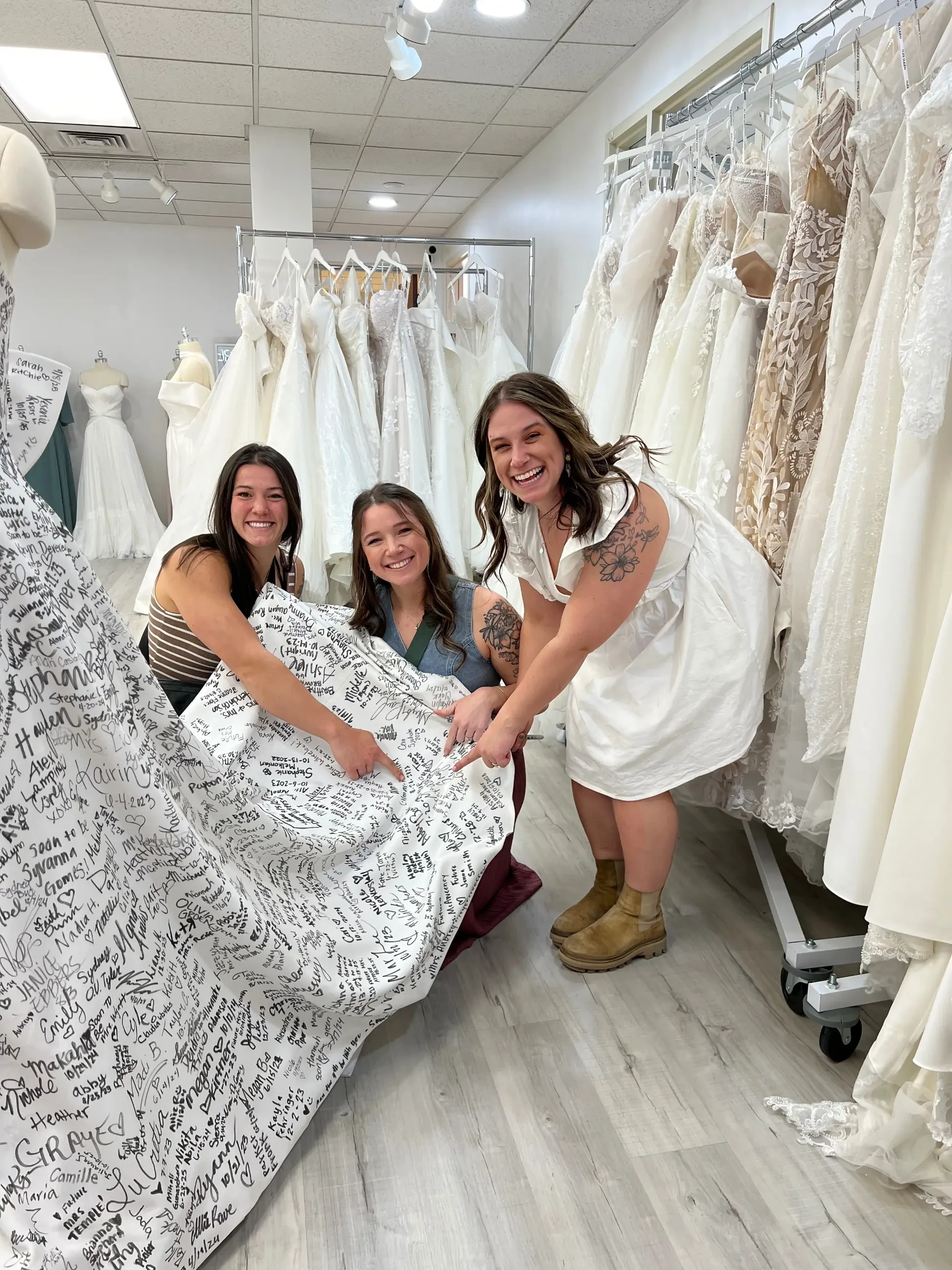 HOW IS EVERYONE FINDING THEIR PERFECT WEDDING DRESS? Image