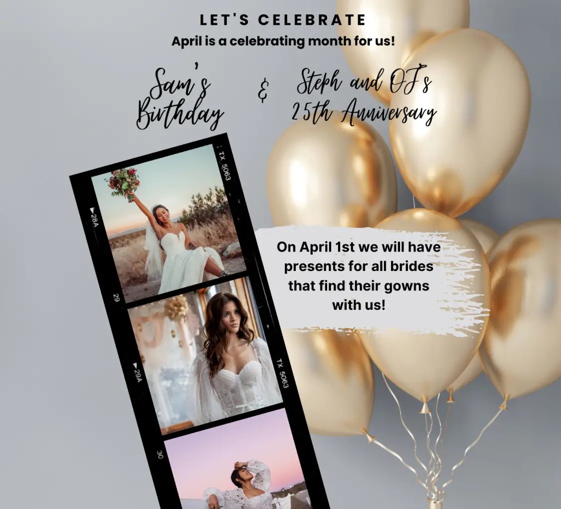 "It's Our Month of Celebrating Event" banner for mobile